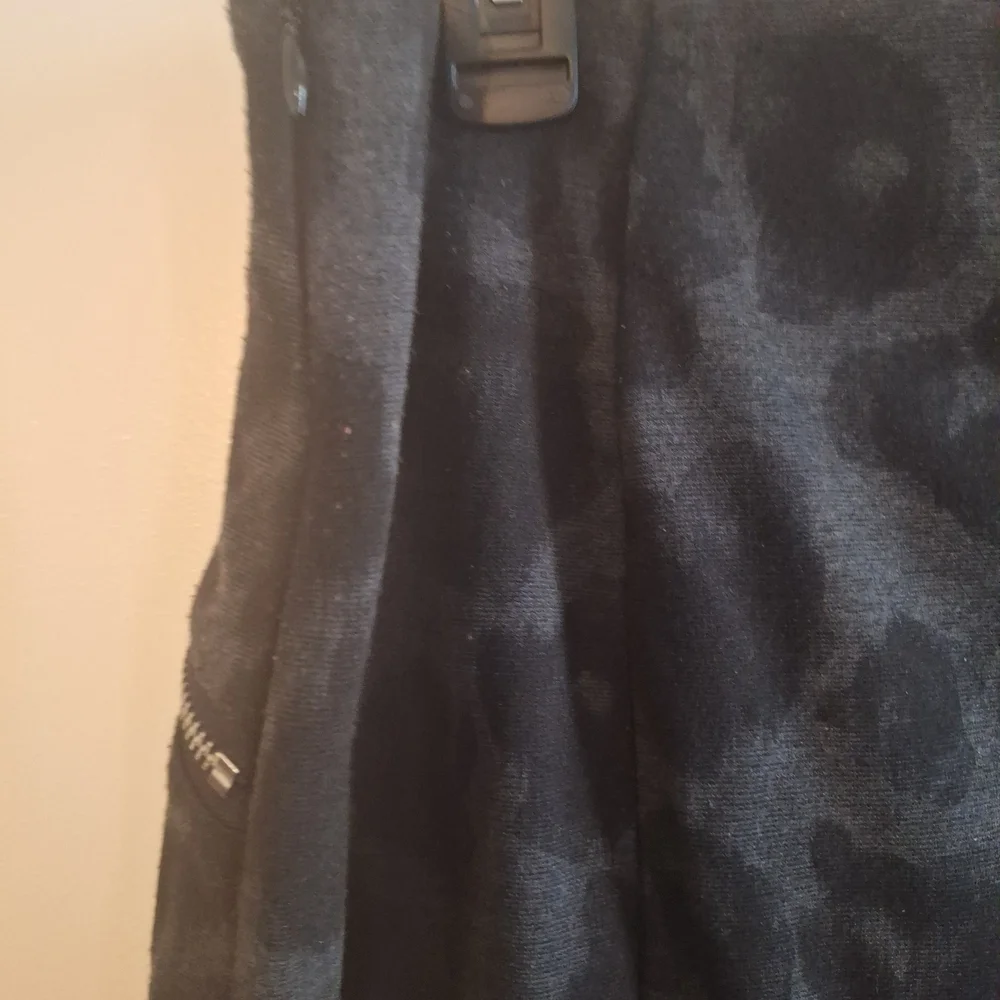 Michael Kors Black and Gray Animal Print Pencil Skirt